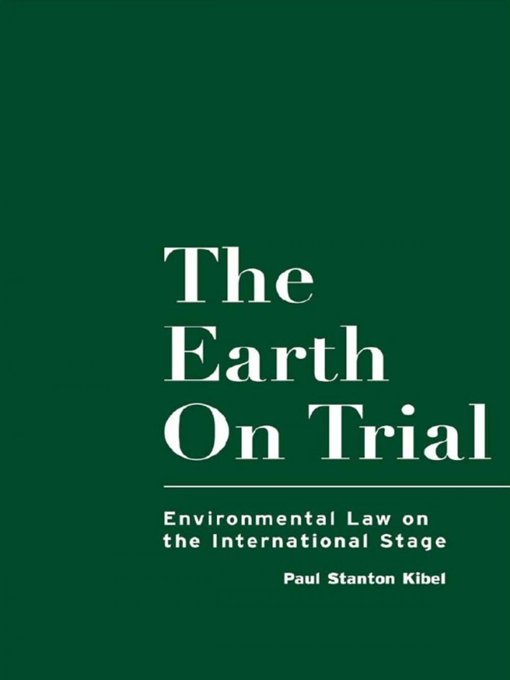 Big bigCover of The Earth on Trial