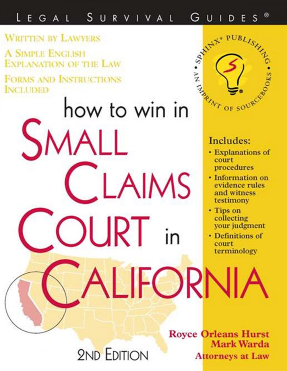 Big bigCover of How To Win In Small Claims Court In California