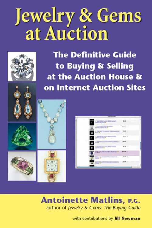 Cover of the book Jewelry & Gems at Auction by Antoinette Matlins, PG, GemStone Press