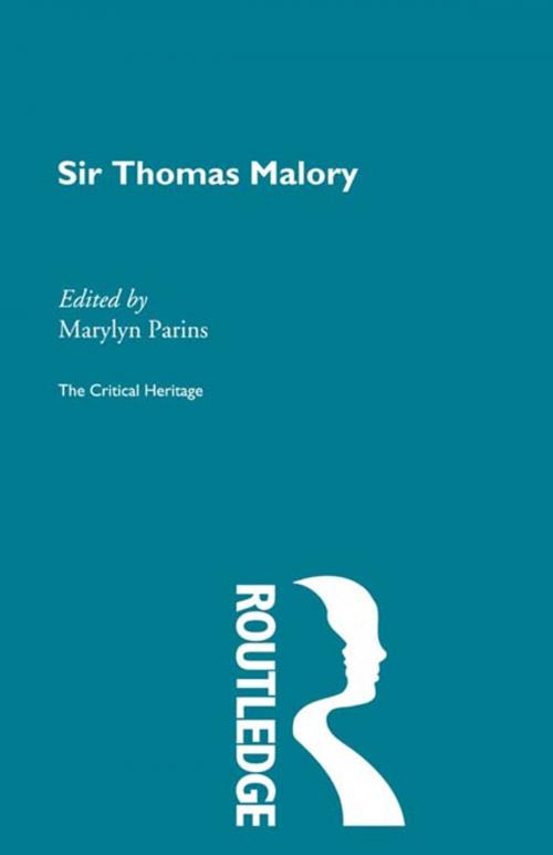 Cover of the book Sir Thomas Malory by , Taylor and Francis