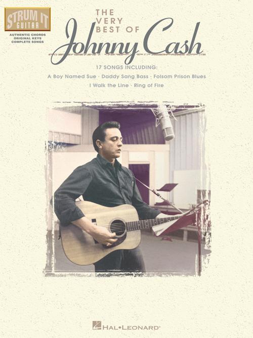 Cover of the book The Very Best of Johnny Cash (Songbook) by Johnny Cash, Hal Leonard