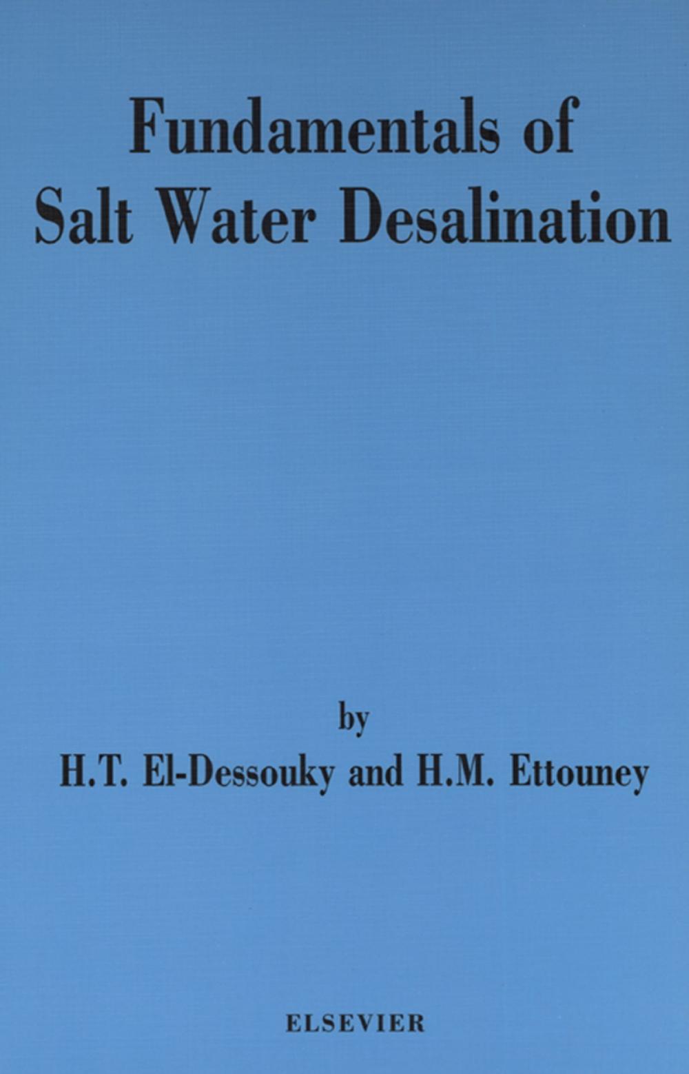 Big bigCover of Fundamentals of Salt Water Desalination