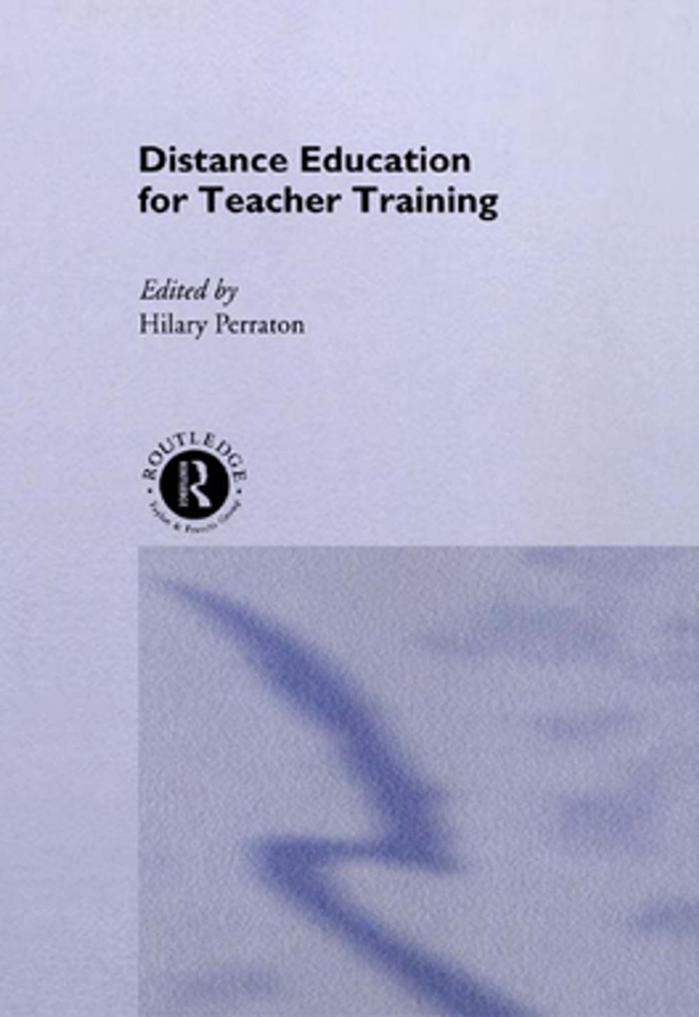 Big bigCover of Distance Education for Teacher Training