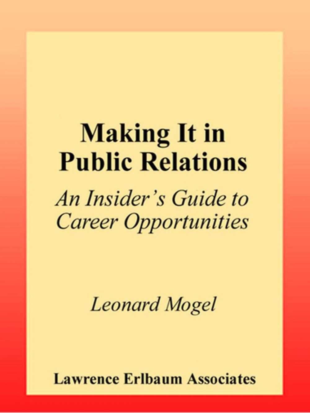 Big bigCover of Making It in Public Relations