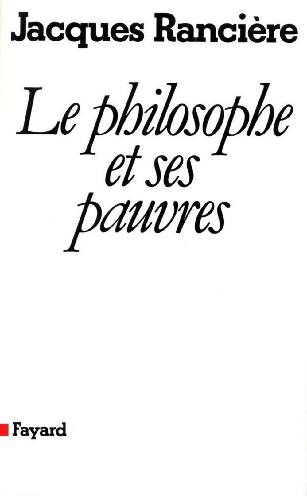 Big bigCover of Le philosophe et ses pauvres (Nouvelle édition)