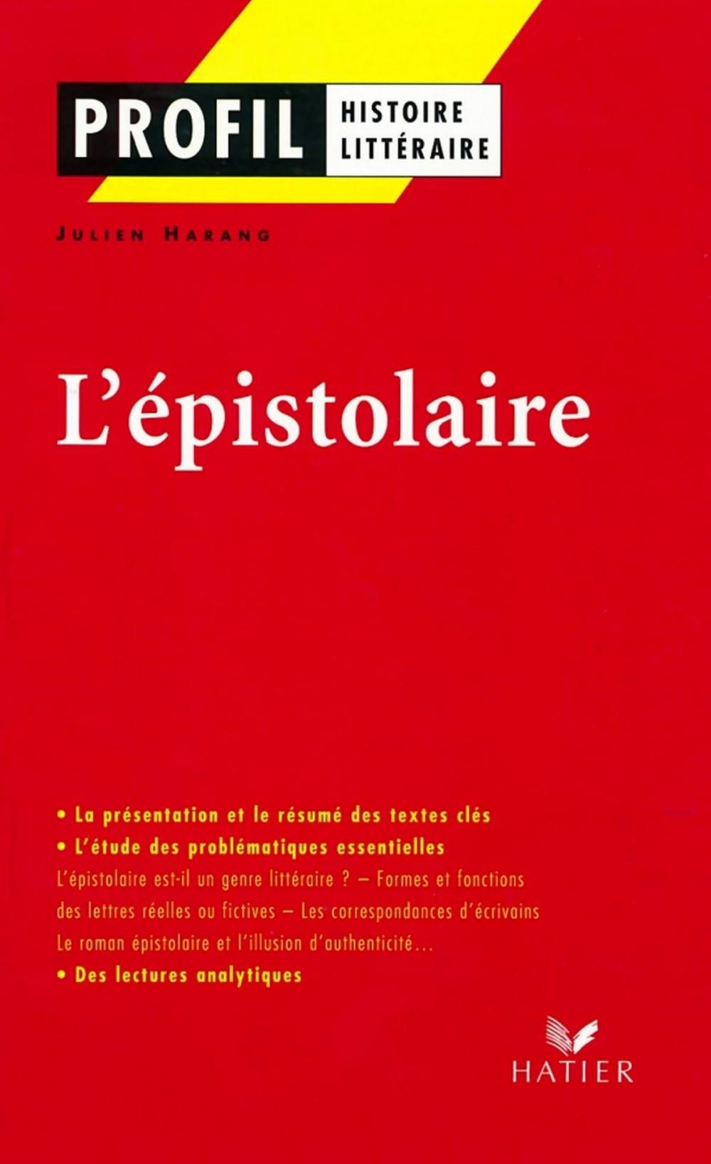 Big bigCover of Profil - L'épistolaire