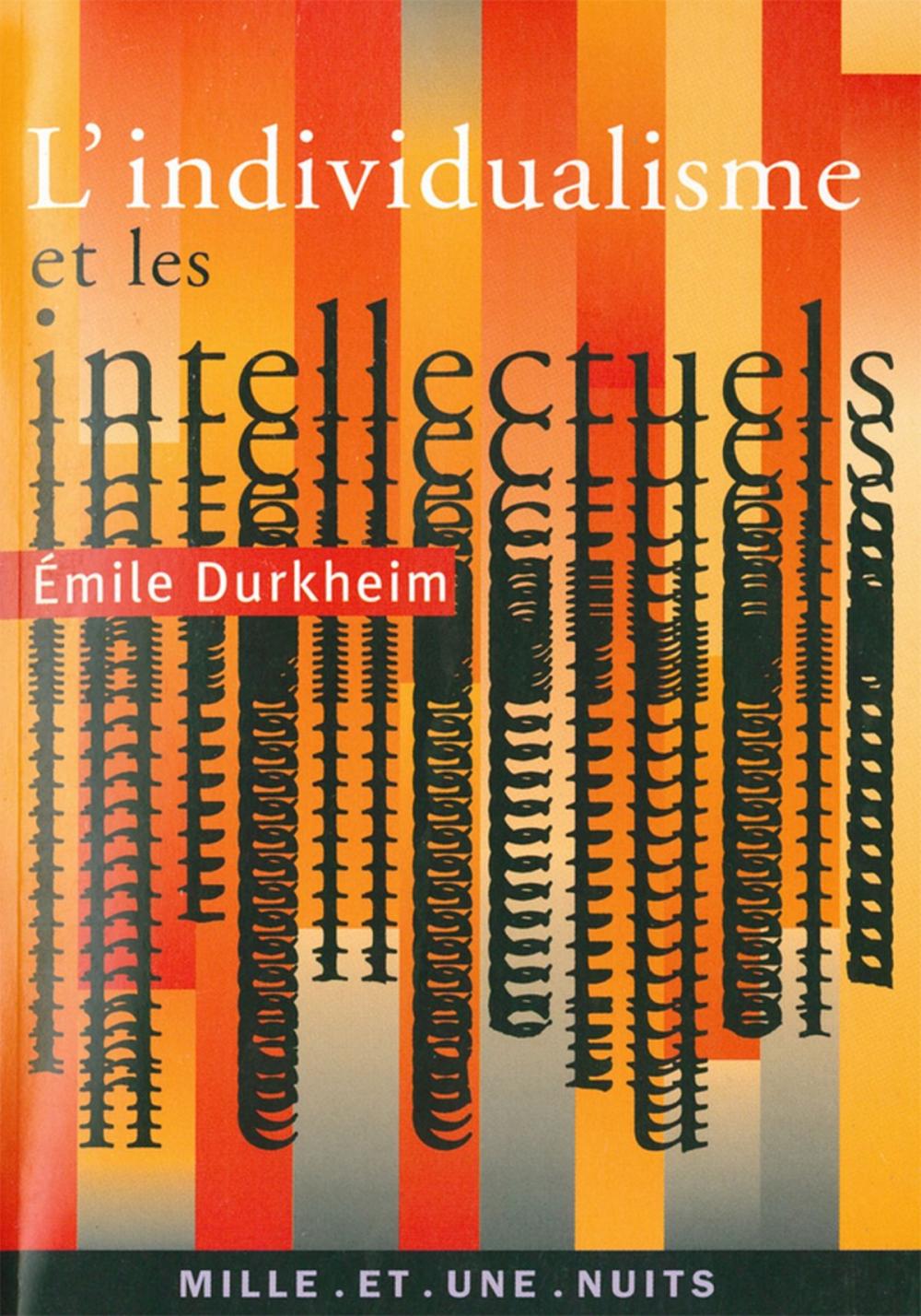 Big bigCover of Les intellectuels et l'individualisme