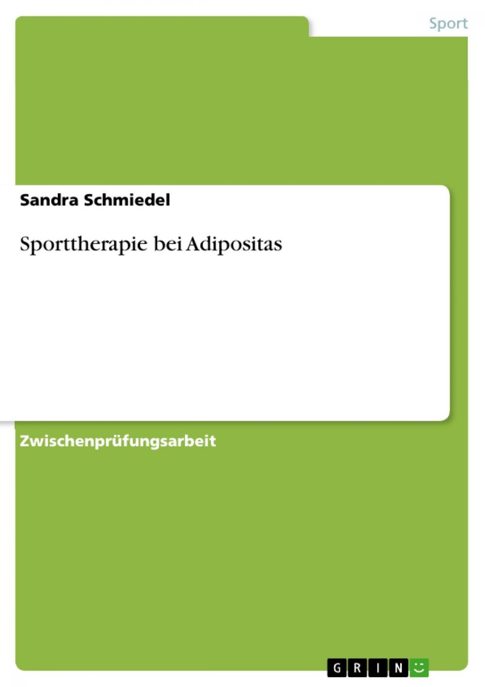 Big bigCover of Sporttherapie bei Adipositas