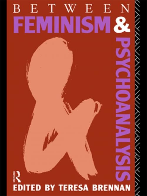 Cover of the book Between Feminism and Psychoanalysis by , Taylor and Francis