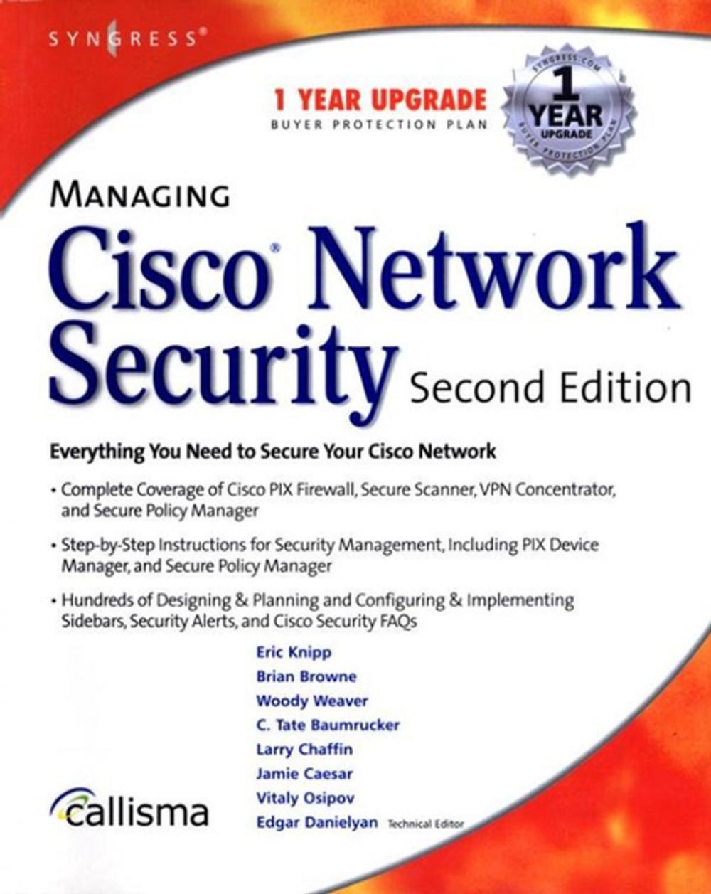 Big bigCover of Managing Cisco Network Security