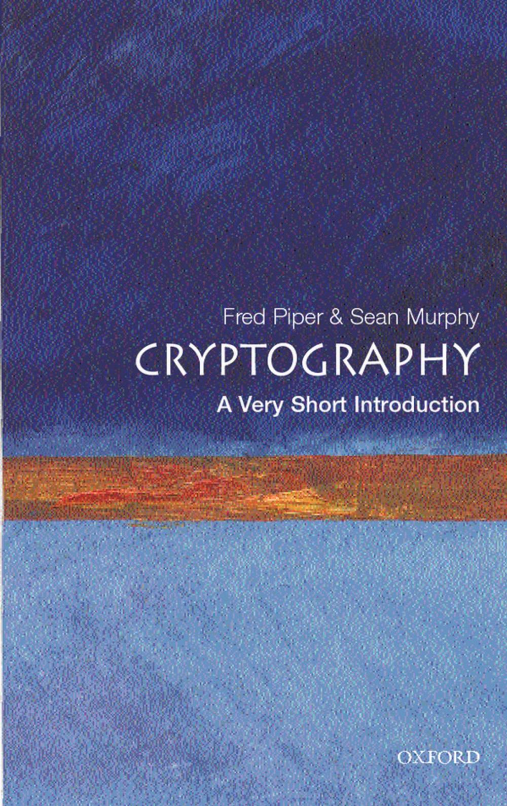 Big bigCover of Cryptography: A Very Short Introduction