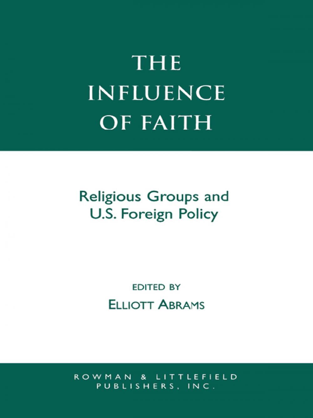 Big bigCover of The Influence of Faith