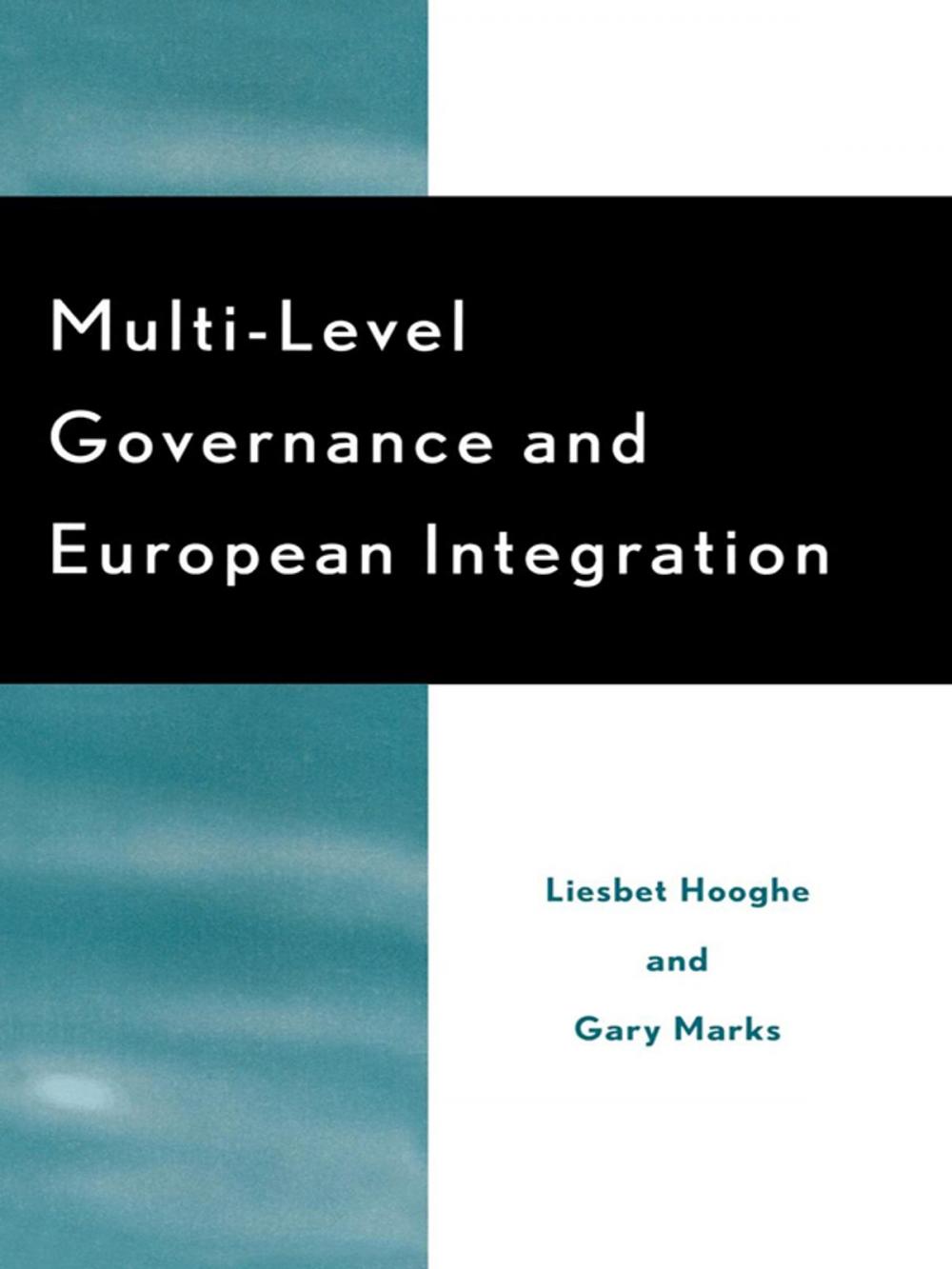 Big bigCover of Multi-Level Governance and European Integration