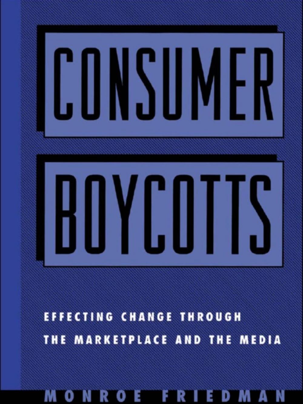 Big bigCover of Consumer Boycotts