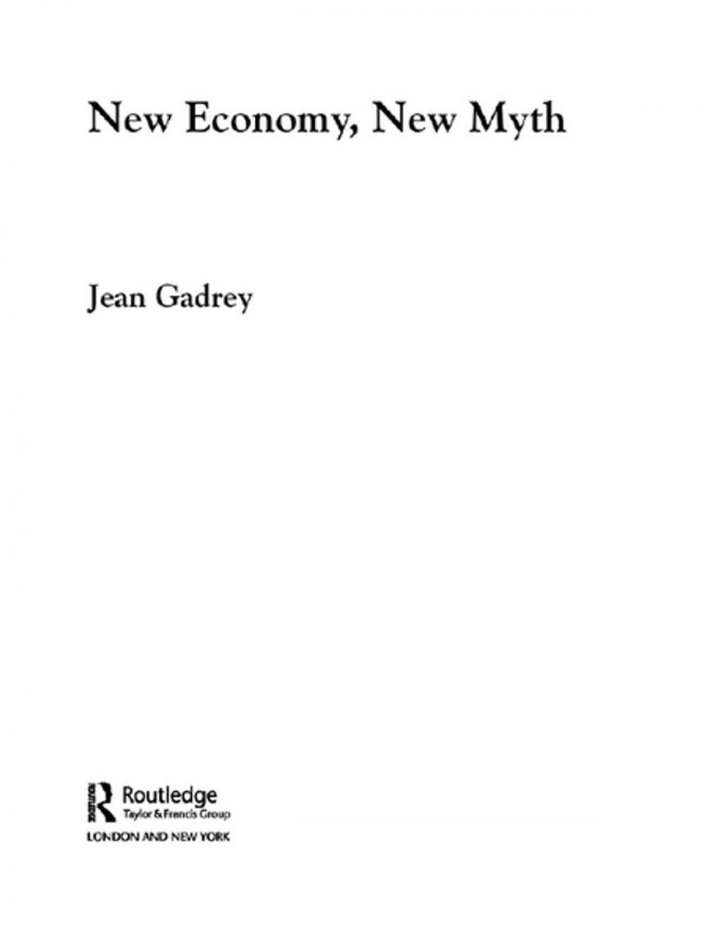 Big bigCover of New Economy, New Myth