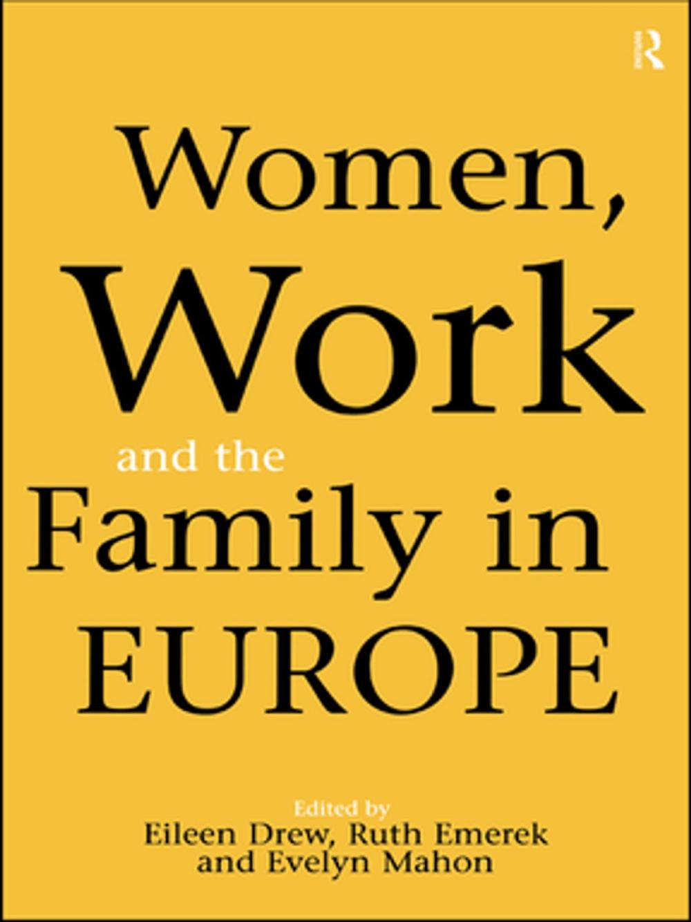 Big bigCover of Women, Work and the Family in Europe