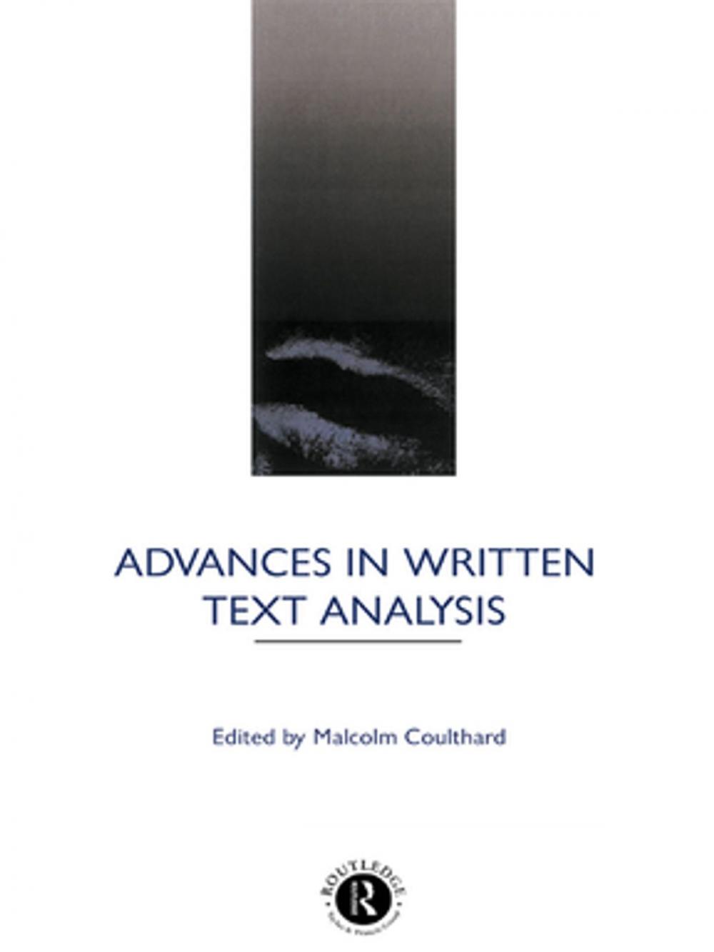 Big bigCover of Advances in Written Text Analysis