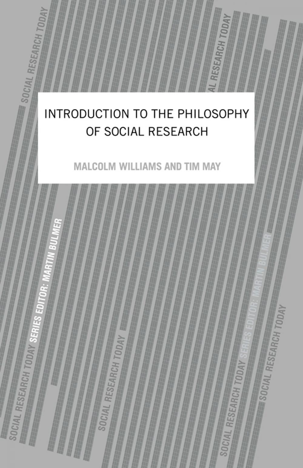 Big bigCover of An Introduction To The Philosophy Of Social Research