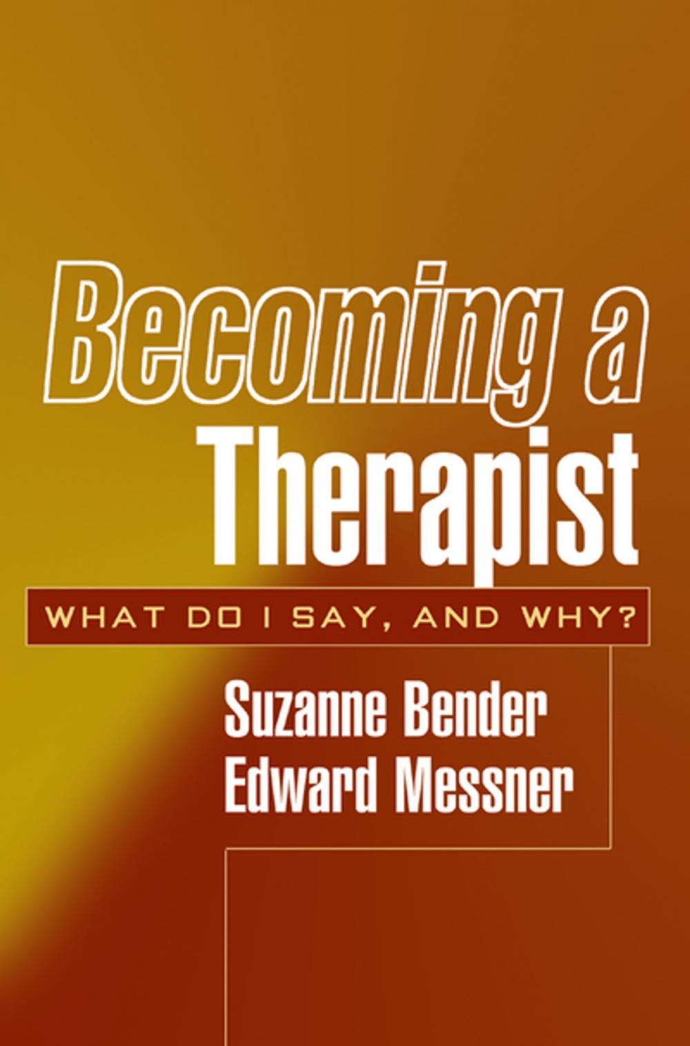 Big bigCover of Becoming a Therapist