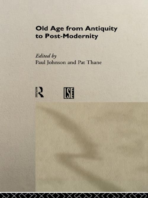 Cover of the book Old Age from Antiquity to Post-Modernity by , Taylor and Francis