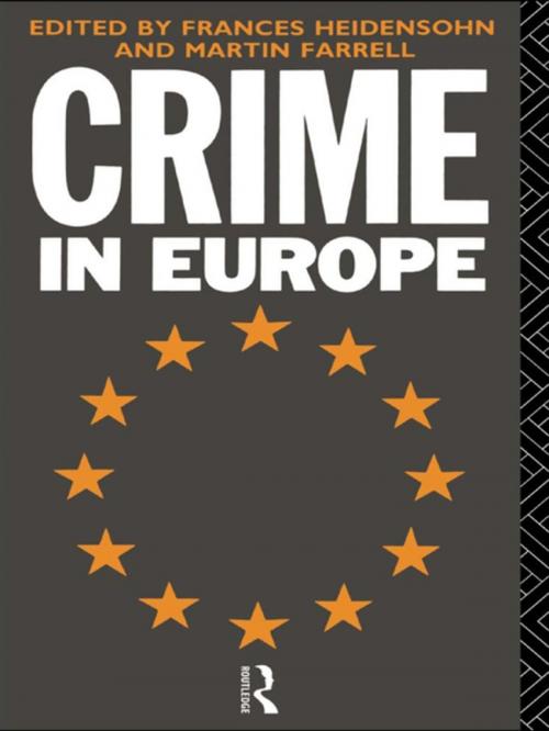 Cover of the book Crime in Europe by , Taylor and Francis
