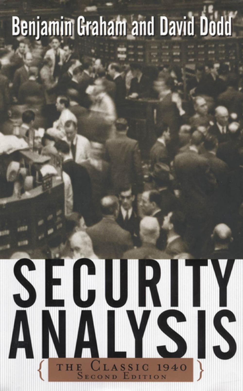 Big bigCover of Security Analysis: The Classic 1940 Edition