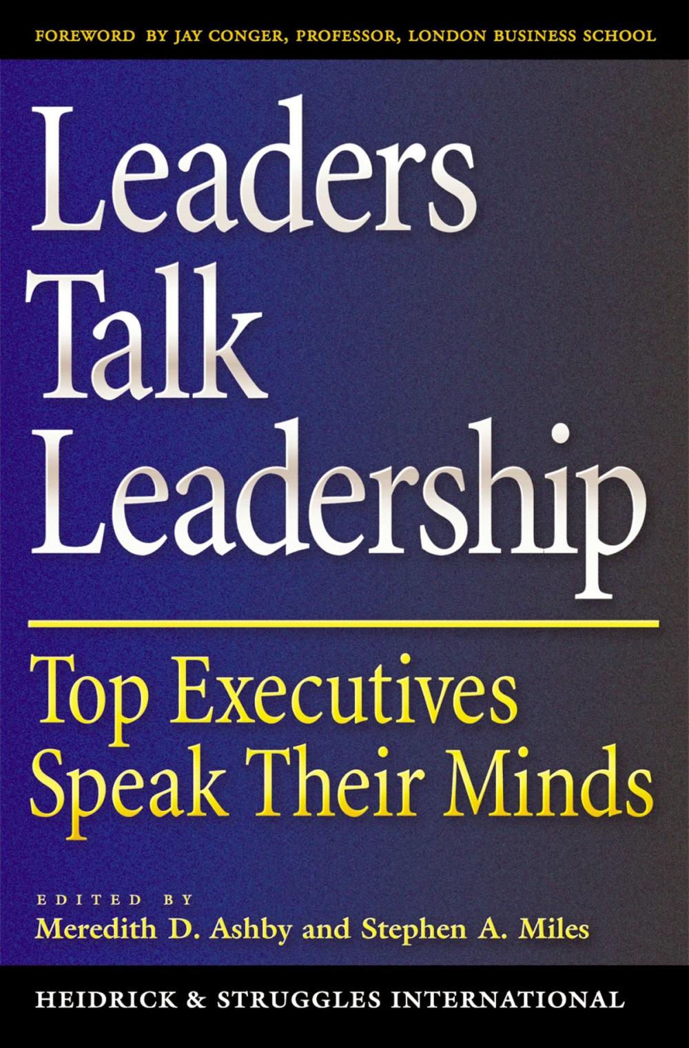 Big bigCover of Leaders Talk Leadership