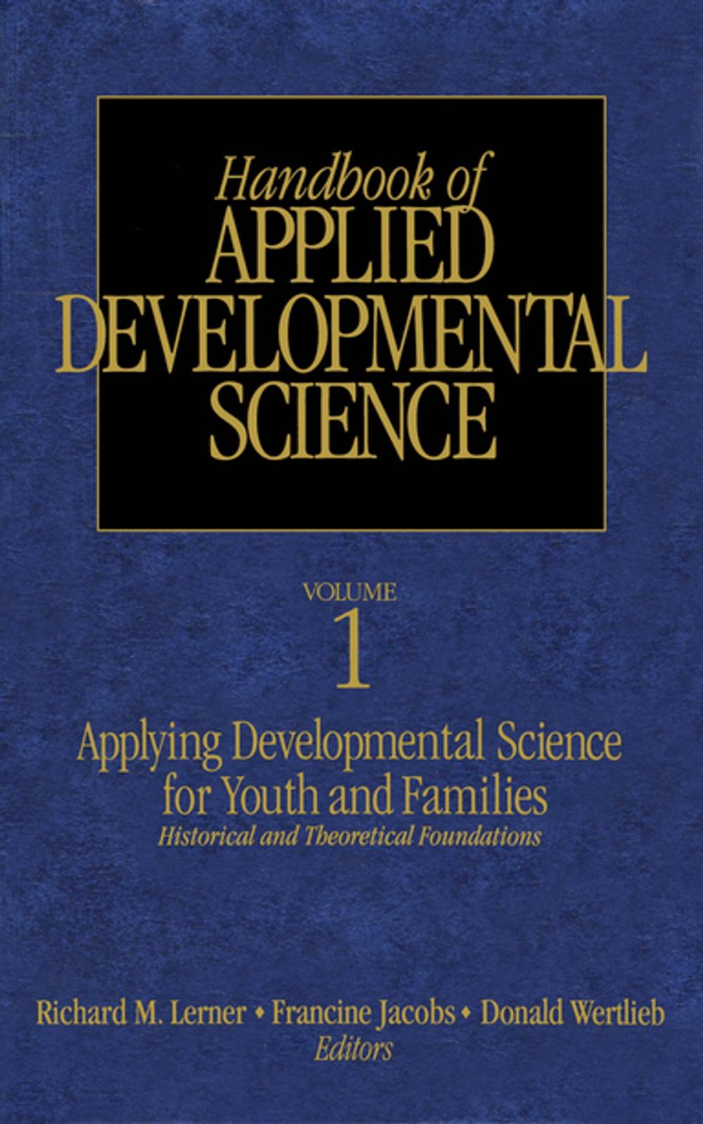 Big bigCover of Handbook of Applied Developmental Science