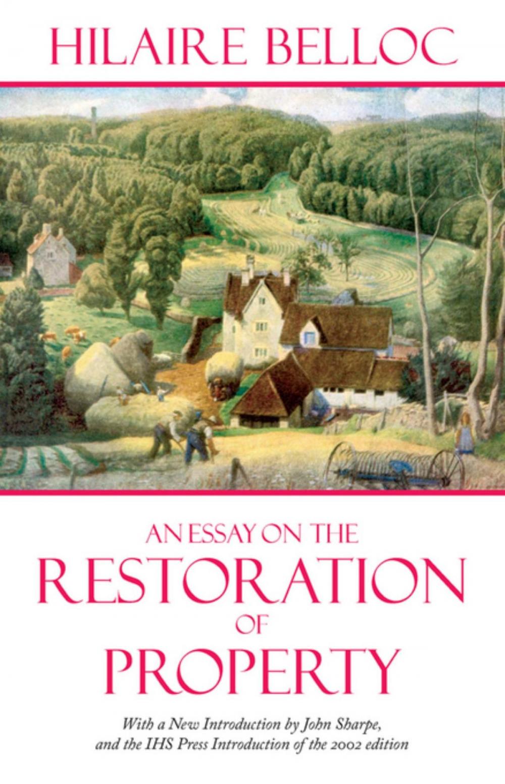 Big bigCover of An Essay on the Restoration of Property