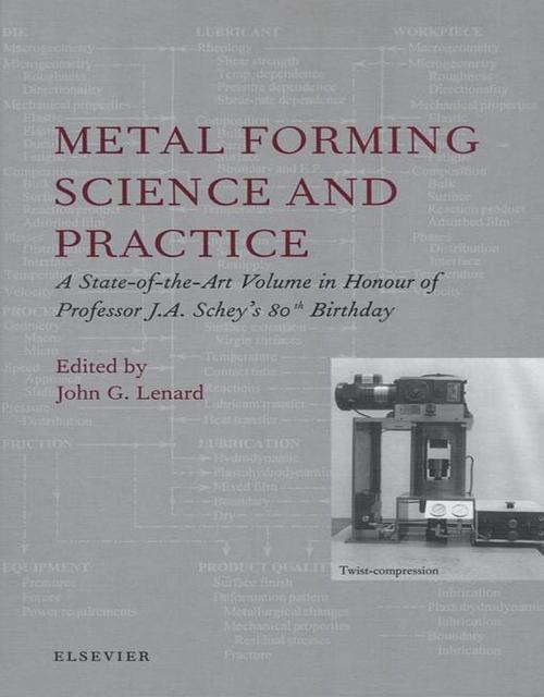 Cover of the book Metal Forming Science and Practice by J.G. Lenard, Elsevier Science