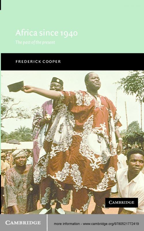 Cover of the book Africa since 1940 by Frederick Cooper, Cambridge University Press