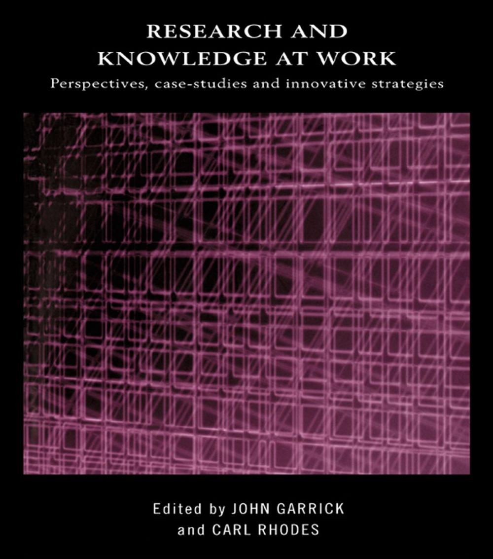 Big bigCover of Research and Knowledge at Work