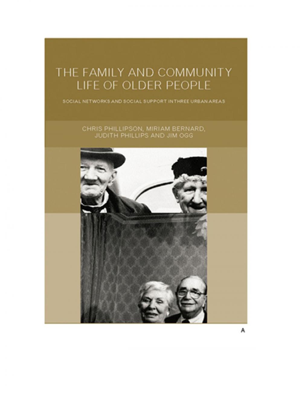 Big bigCover of Family and Community Life of Older People