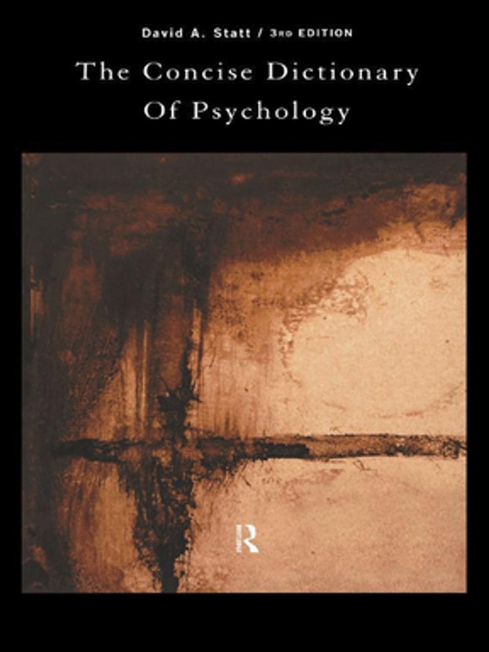 Big bigCover of The Concise Dictionary of Psychology