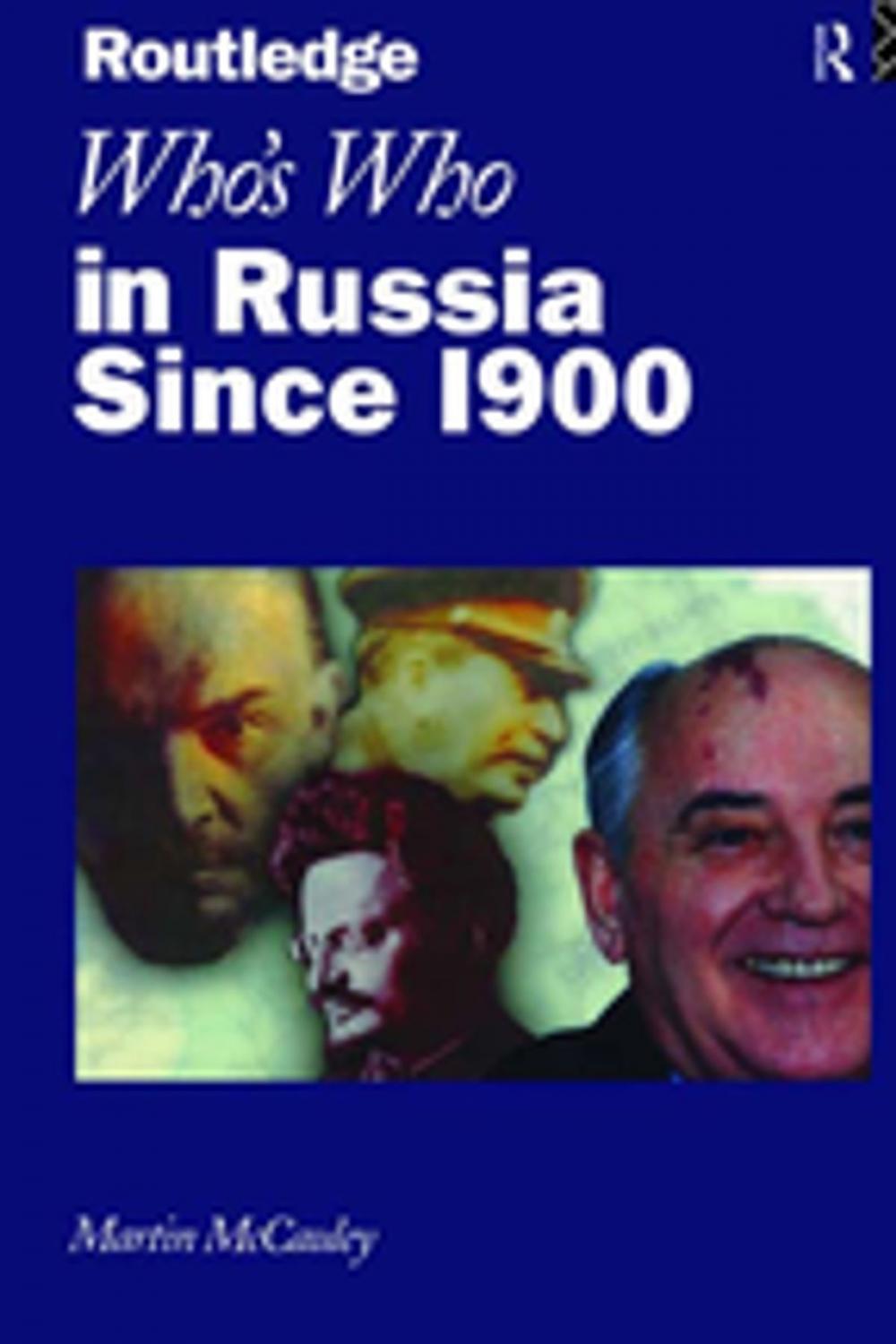 Big bigCover of Who's Who in Russia since 1900