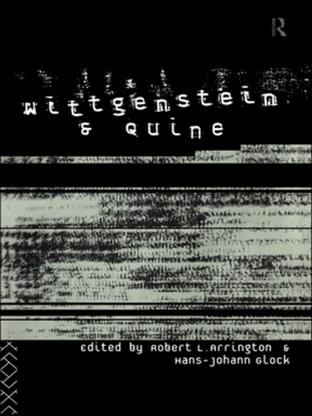 Big bigCover of Wittgenstein and Quine