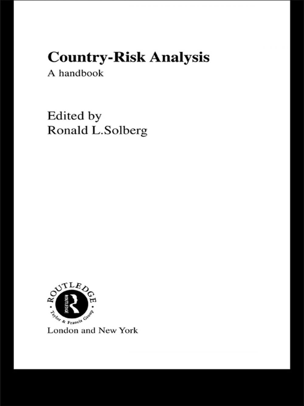 Big bigCover of Country Risk Analysis