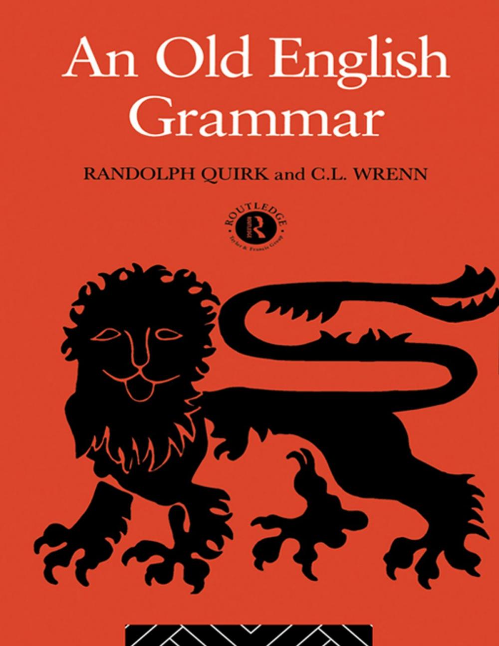 Big bigCover of An Old English Grammar