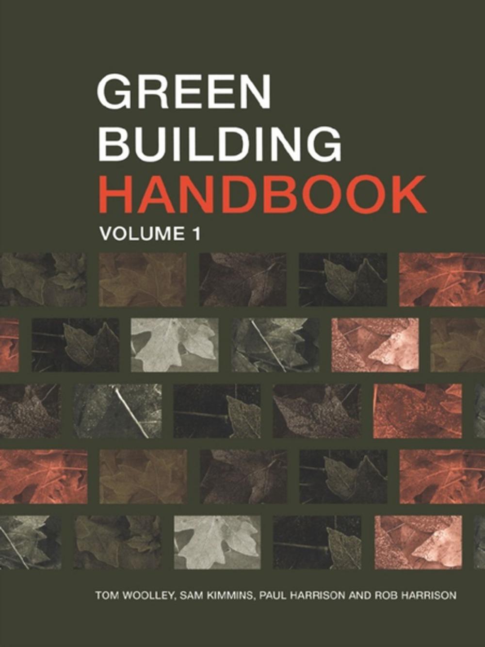 Big bigCover of Green Building Handbook: Volume 1