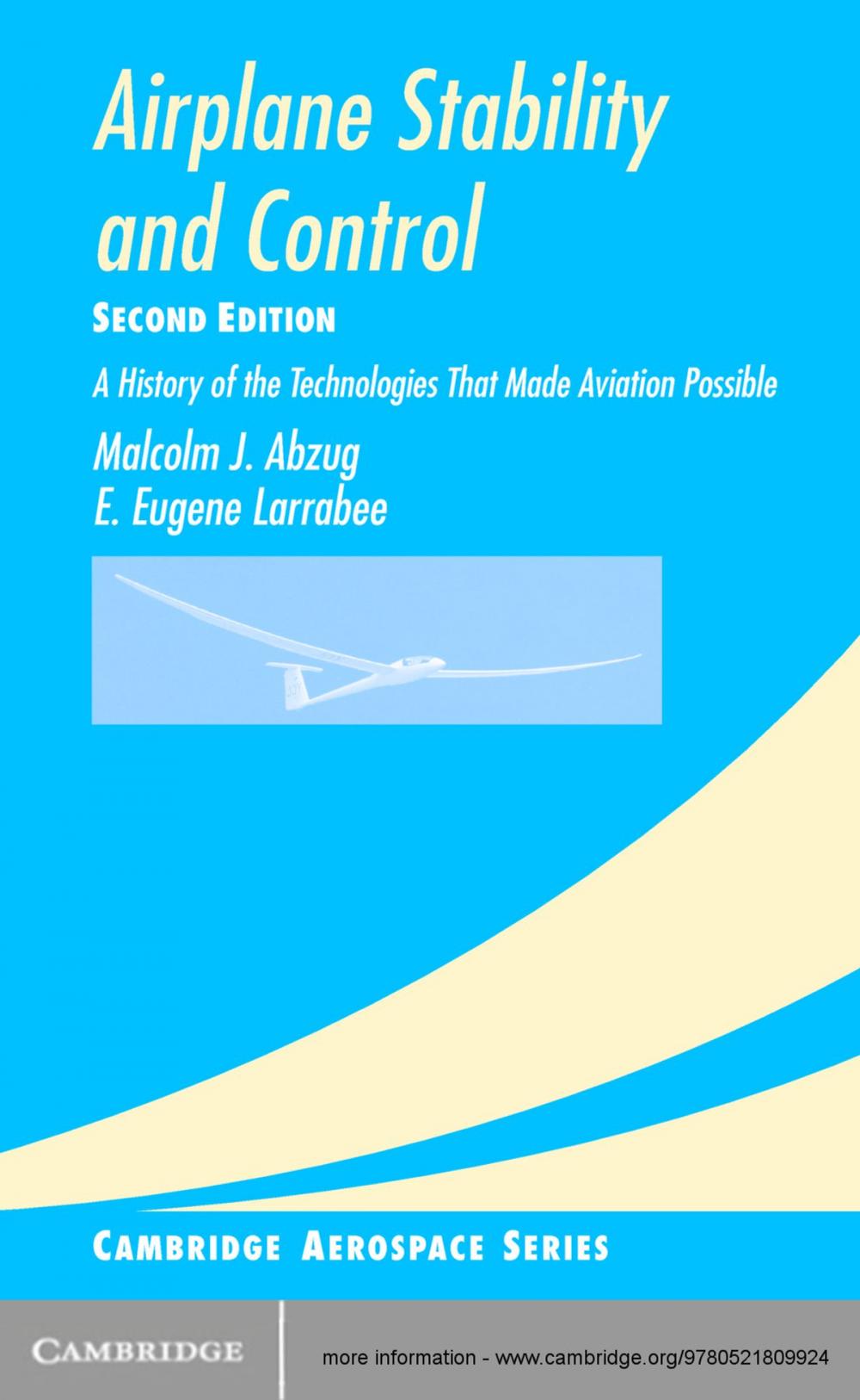 Big bigCover of Airplane Stability and Control