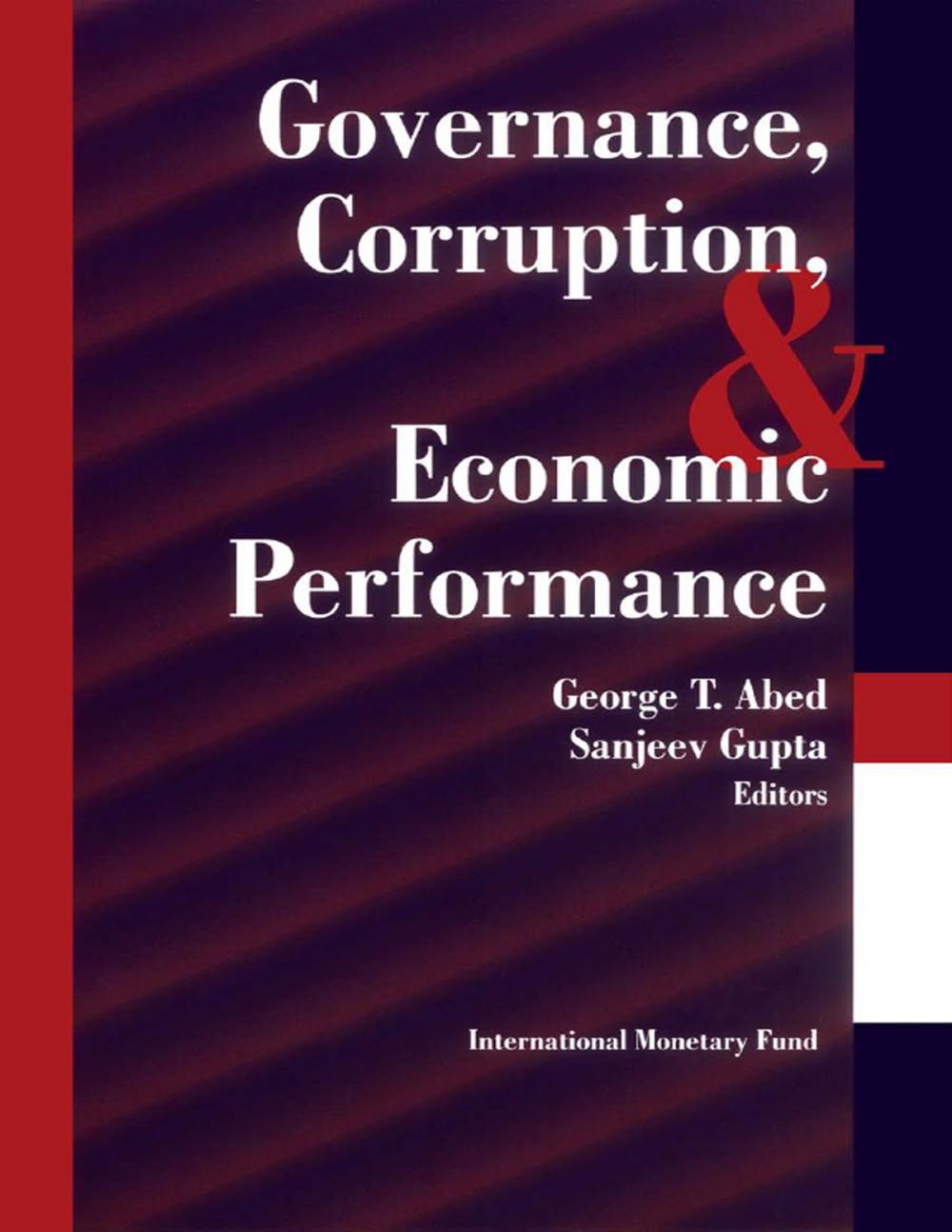 Big bigCover of Governance, Corruption, and Economic Performance