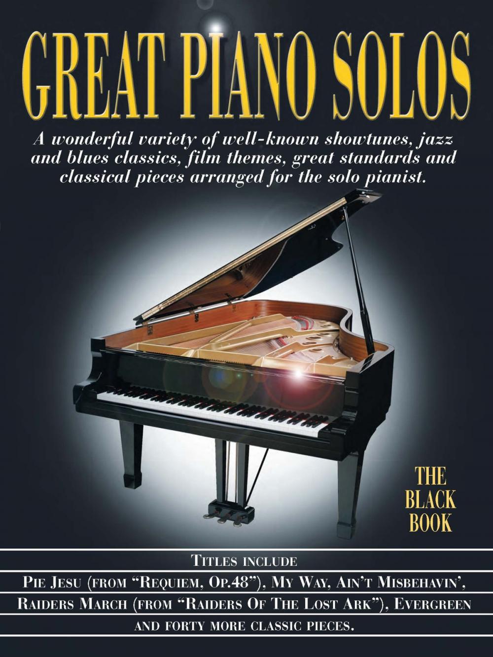 Big bigCover of Great Piano Solos: The Black Book