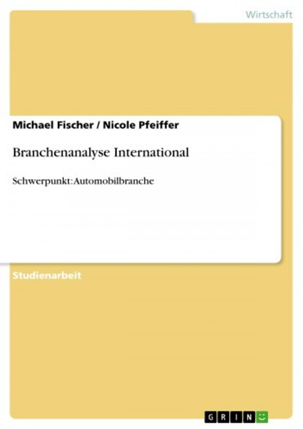 Big bigCover of Branchenanalyse International