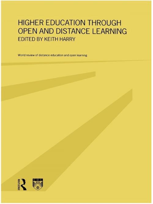 Cover of the book Higher Education Through Open and Distance Learning by , Taylor and Francis