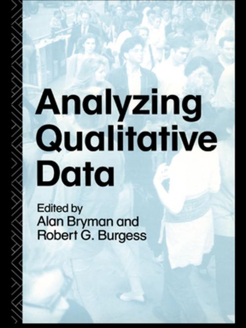 Cover of the book Analyzing Qualitative Data by , Taylor and Francis