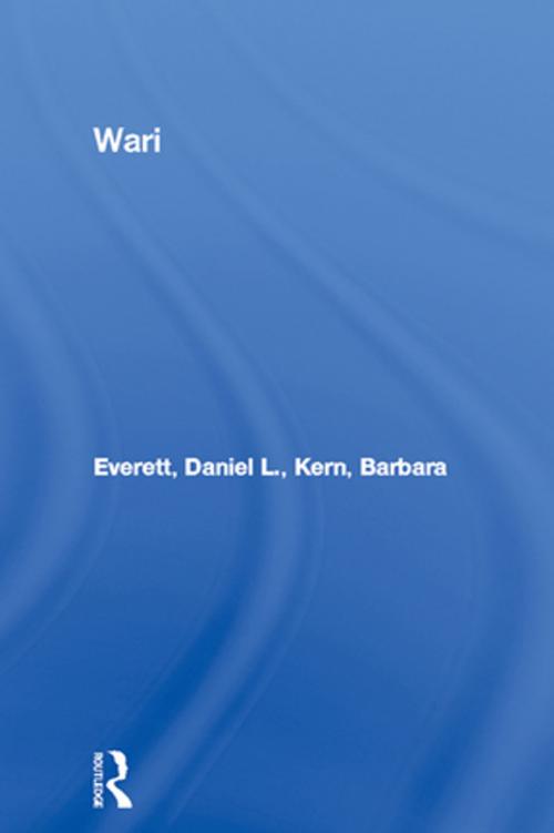 Cover of the book Wari by Daniel L. Everett, Barbara Kern, Taylor and Francis