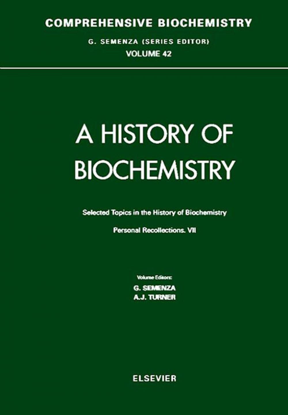 Big bigCover of Selected Topics in the History of Biochemistry