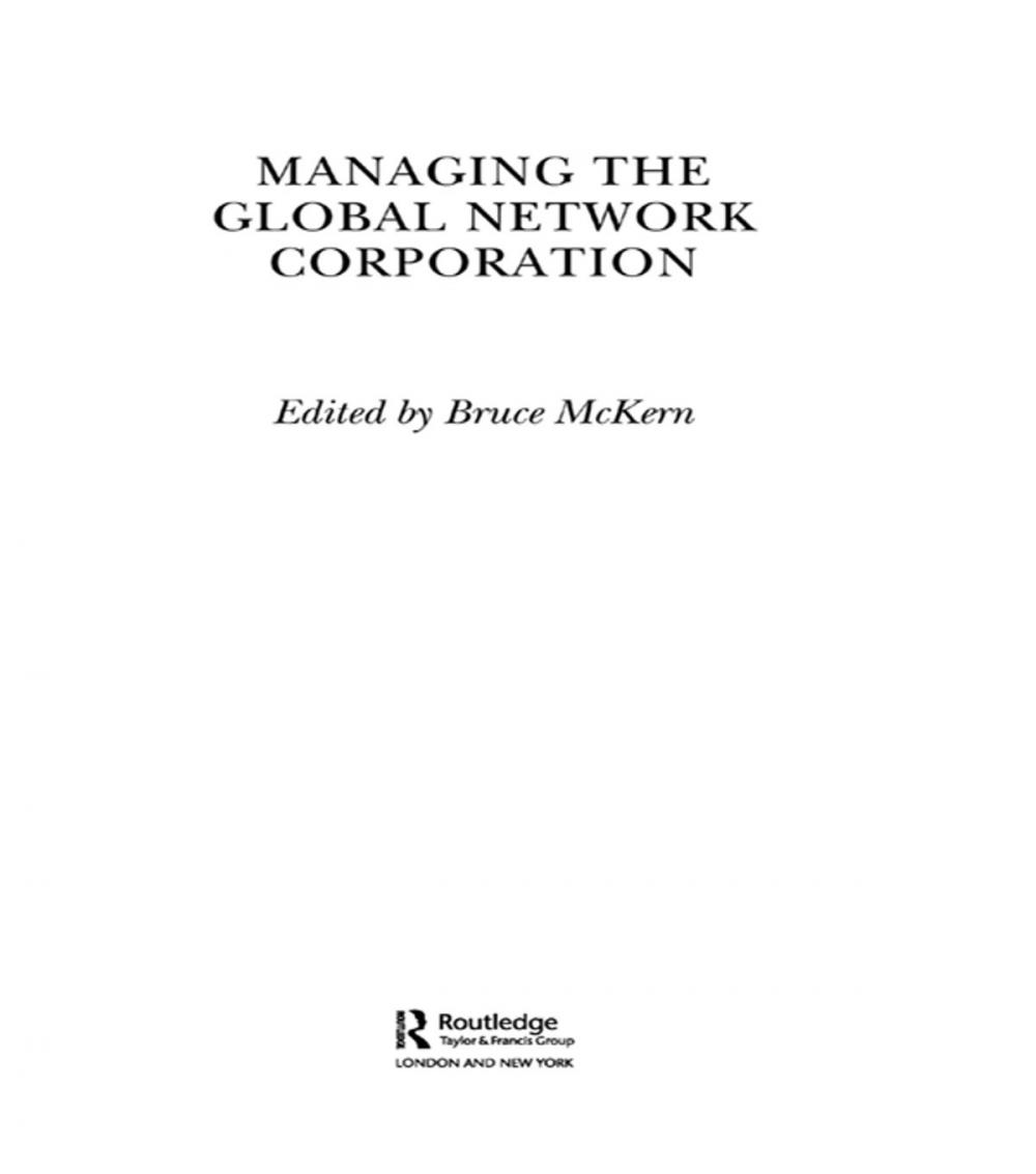 Big bigCover of Managing the Global Network Corporation