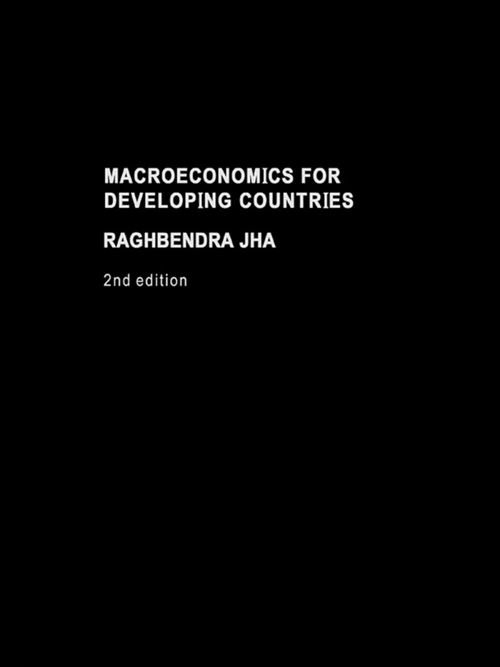 Big bigCover of Macroeconomics for Developing Countries