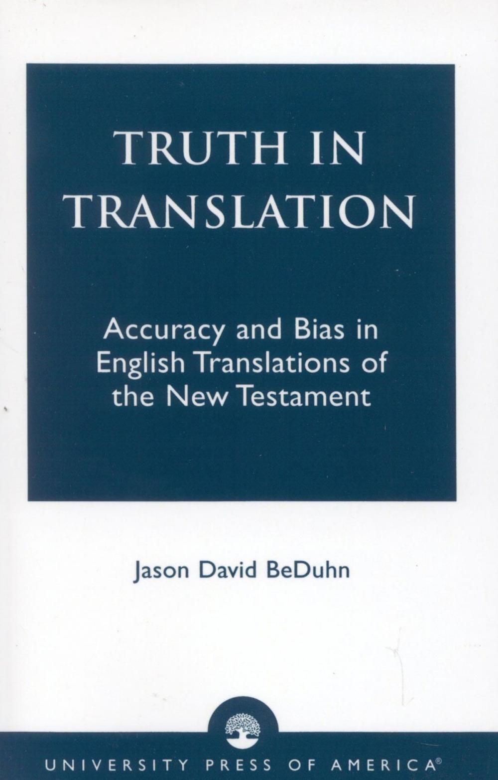 Big bigCover of Truth in Translation